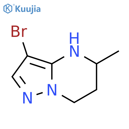 3-bromo-5-methyl-4H,5H,6H,7H-pyrazolo1,5-apyrimidine structure