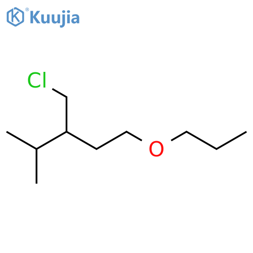 Pentane, 3-(chloromethyl)-4-methyl-1-propoxy- structure