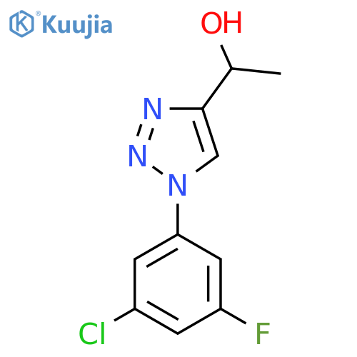 1H-1,2,3-Triazole-4-methanol, 1-(3-chloro-5-fluorophenyl)-α-methyl- structure