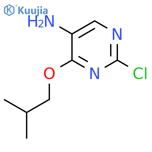 2-Chloro-4-(2-methylpropoxy)pyrimidin-5-amine structure