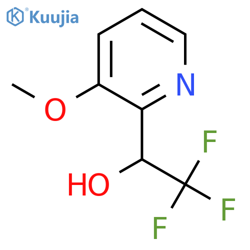 2,2,2-trifluoro-1-(3-methoxypyridin-2-yl)ethan-1-ol structure