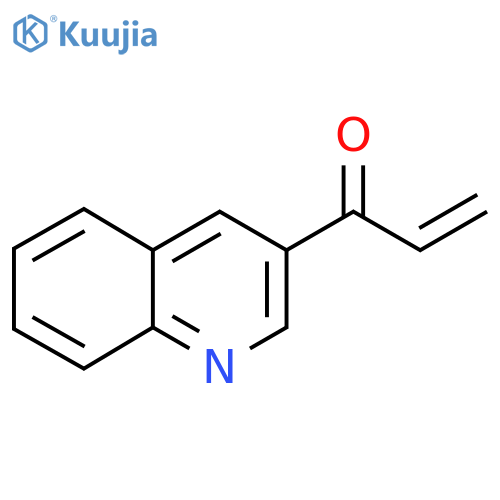 1-(quinolin-3-yl)prop-2-en-1-one structure