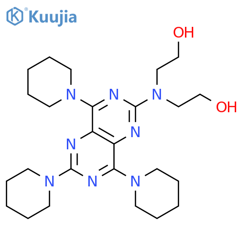 Dipyridamole Tripiperidine structure