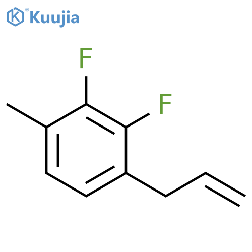 Benzene, 2,3-difluoro-1-methyl-4-(2-propen-1-yl)- structure
