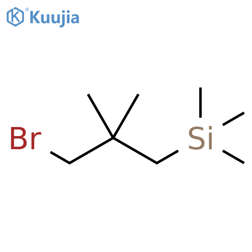 Silane, (3-bromo-2,2-dimethylpropyl)trimethyl- structure