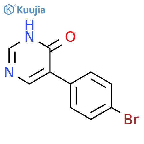 4(3H)-Pyrimidinone, 5-(4-bromophenyl)- structure