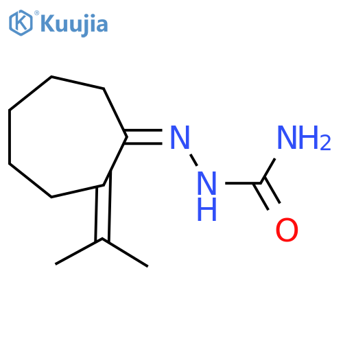 [(Z)-(2-Propan-2-ylidenecycloheptylidene)amino]urea structure