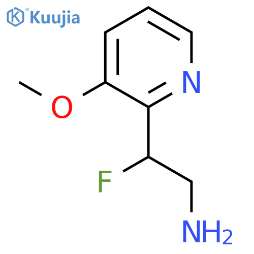 2-Fluoro-2-(3-methoxypyridin-2-yl)ethan-1-amine structure