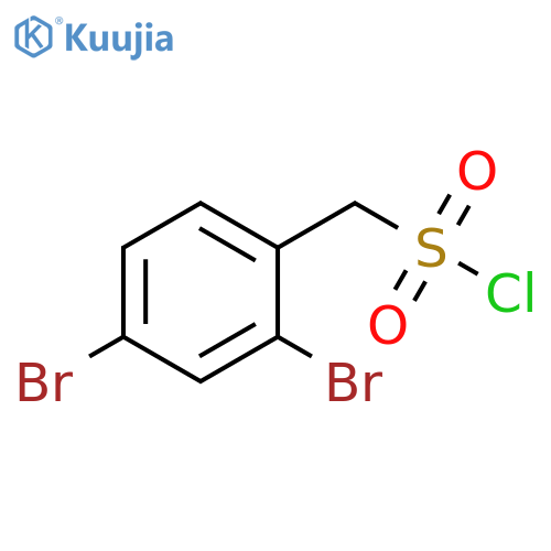 (2,4-dibromophenyl)methanesulfonyl chloride structure