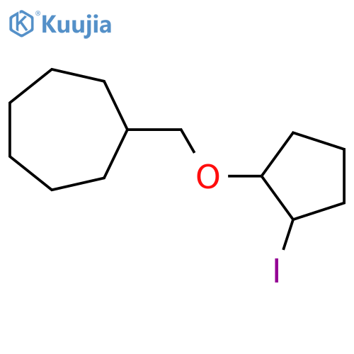 {(2-iodocyclopentyl)oxymethyl}cycloheptane structure