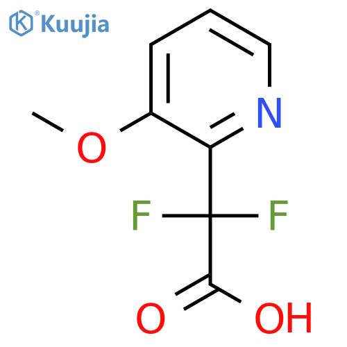 2,2-Difluoro-2-(3-methoxypyridin-2-yl)acetic acid structure