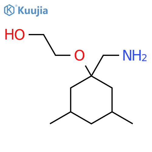2-{1-(aminomethyl)-3,5-dimethylcyclohexyloxy}ethan-1-ol structure