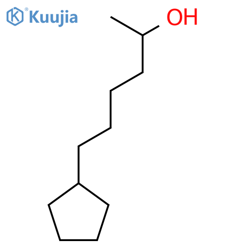 6-Cyclopentylhexan-2-ol structure