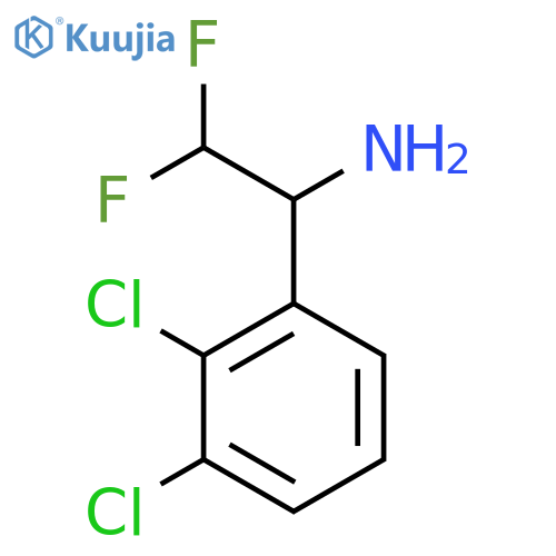 1-(2,3-dichlorophenyl)-2,2-difluoroethan-1-amine structure