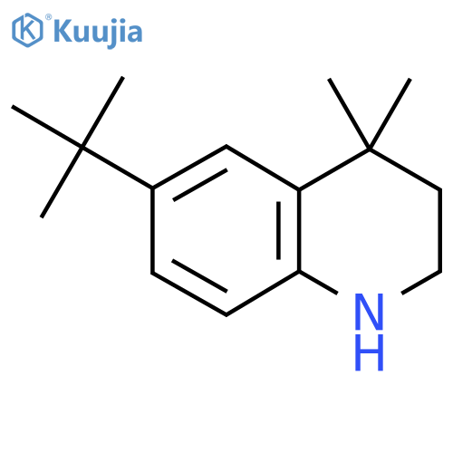6-Tert-butyl-4,4-dimethyl-1,2,3,4-tetrahydroquinoline structure