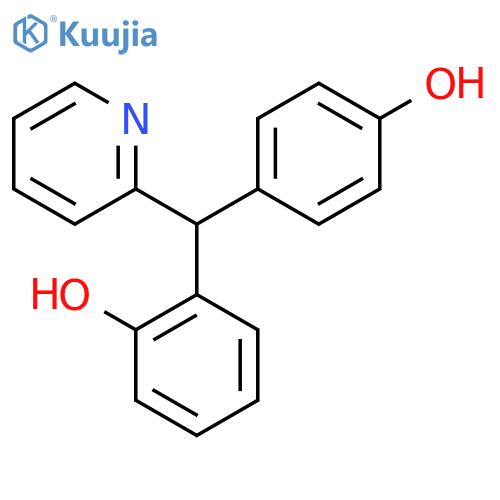 2,4'-(2-Pyridinyl-2methylene)diphenol structure