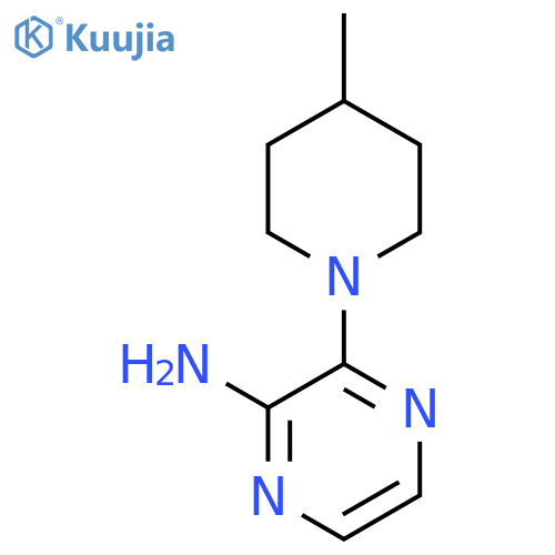 3-(4-Methylpiperidin-1-yl)pyrazin-2-amine structure