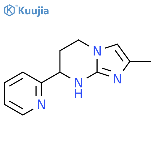 2-{2-methyl-5H,6H,7H,8H-imidazo1,2-apyrimidin-7-yl}pyridine structure