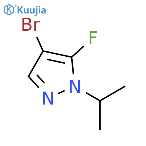 4-bromo-5-fluoro-1-(propan-2-yl)-1H-pyrazole structure