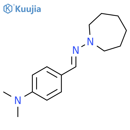 1H-Azepin-1-amine,N-[[4-(dimethylamino)phenyl]methylene]hexahydro- structure