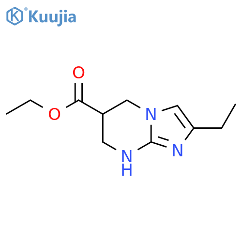 ethyl 2-ethyl-5H,6H,7H,8H-imidazo1,2-apyrimidine-6-carboxylate structure