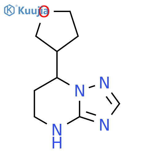 7-(oxolan-3-yl)-4H,5H,6H,7H-1,2,4triazolo1,5-apyrimidine structure