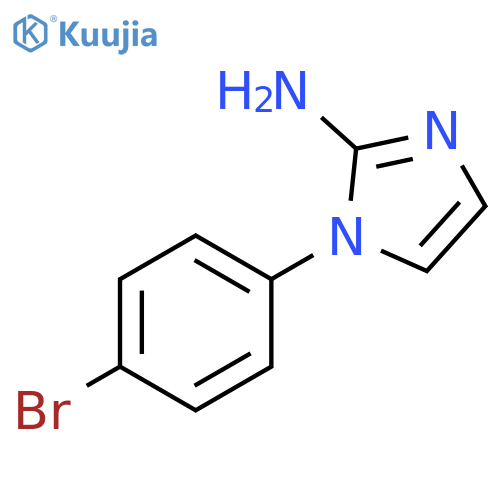 1-(4-Bromophenyl)-1H-imidazol-2-amine structure