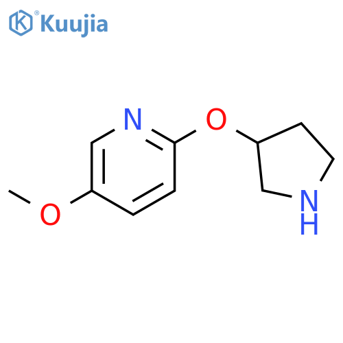 5-methoxy-2-(pyrrolidin-3-yloxy)pyridine structure