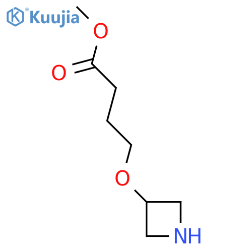 Methyl 4-(azetidin-3-yloxy)butanoate structure