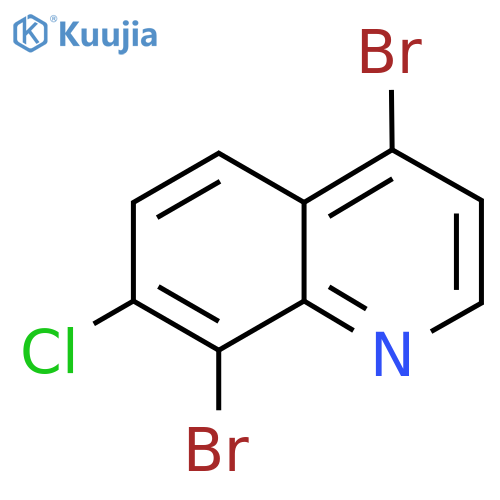 4,8-Dibromo-7-chloroquinoline structure