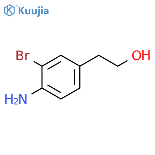 2-(4-amino-3-bromophenyl)ethan-1-ol structure