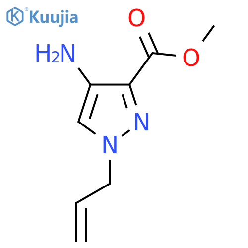 methyl 4-amino-1-(prop-2-en-1-yl)-1H-pyrazole-3-carboxylate structure