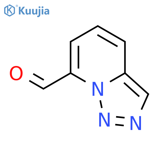 [1,2,3]Triazolo[1,5-a]pyridine-7-carboxaldehyde (9CI) structure