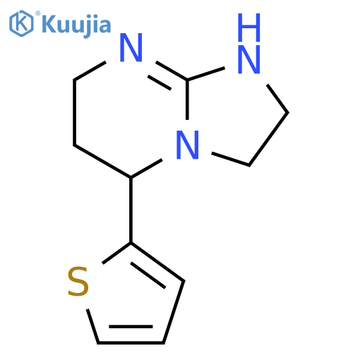 5-(thiophen-2-yl)-2H,3H,5H,6H,7H,8H-imidazo1,2-apyrimidine structure
