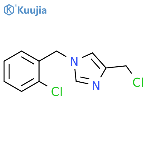 1-(2-chlorobenzyl)-4-(chloromethyl)-1H-imidazole structure