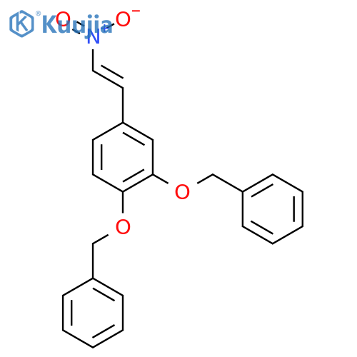 (((4-(2-Nitrovinyl)-1,2-phenylene)bis(oxy))bis(methylene))dibenzene structure