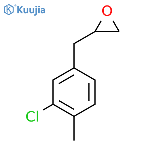 2-[(3-Chloro-4-methylphenyl)methyl]oxirane structure