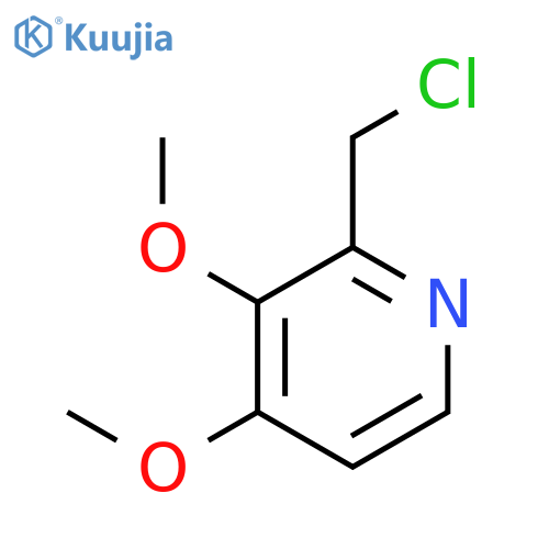 2-(Chloromethyl)-3,4-dimethoxypyridine hydrochloride structure