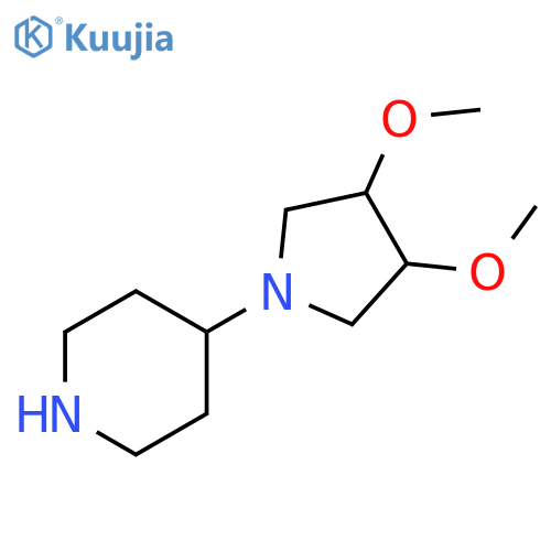 4-(3,4-dimethoxypyrrolidin-1-yl)piperidine structure