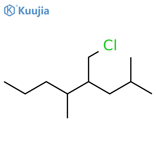 Octane, 4-(chloromethyl)-2,5-dimethyl- structure