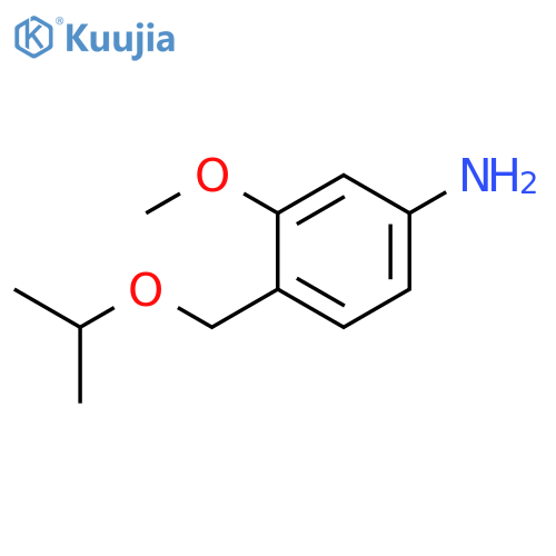 3-methoxy-4-(propan-2-yloxy)methylaniline structure