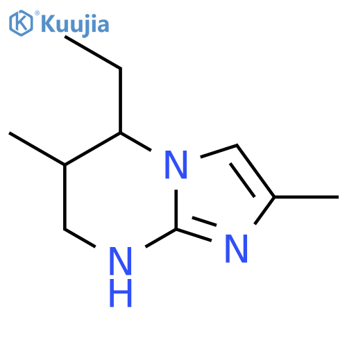 5-ethyl-2,6-dimethyl-5H,6H,7H,8H-imidazo1,2-apyrimidine structure