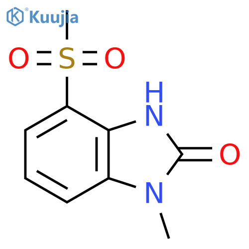 4-methanesulfonyl-1-methyl-1H-1,3-benzodiazol-2-ol structure