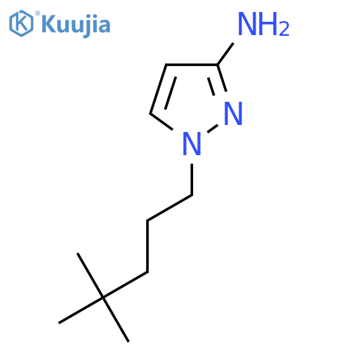 1-(4,4-dimethylpentyl)-1H-pyrazol-3-amine structure