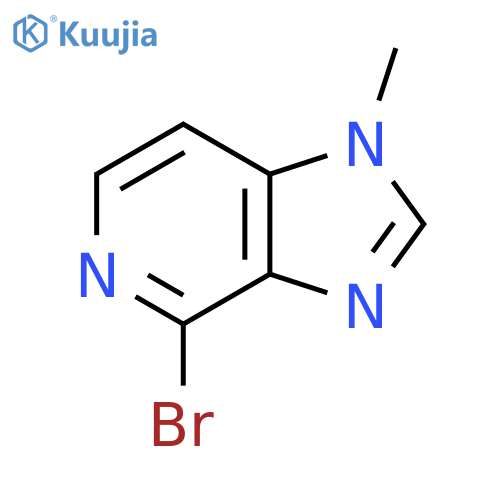 4-bromo-1-methyl-1H-imidazo4,5-cpyridine structure