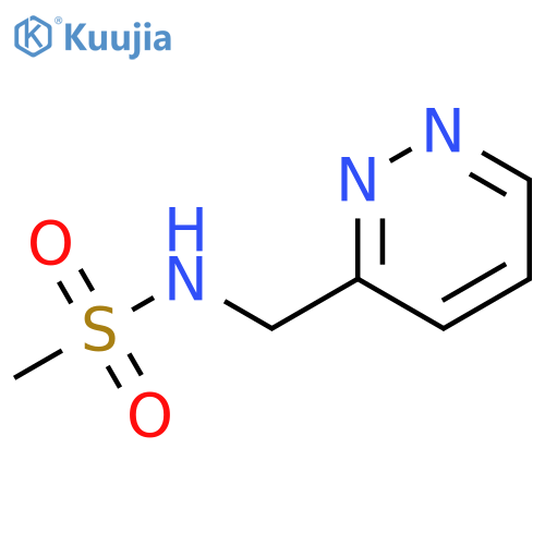 N-[(pyridazin-3-yl)methyl]methanesulfonamide structure