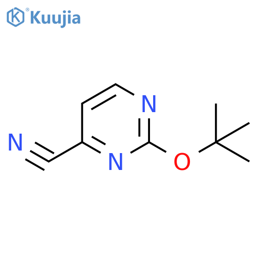2-tert-Butoxy-pyrimidine-4-carbonitrile structure