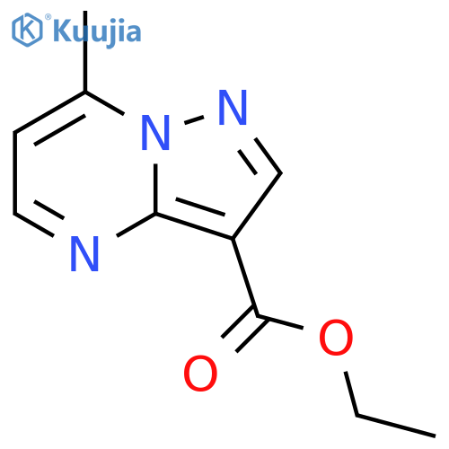 ethyl 7-methylpyrazolo1,5-apyrimidine-3-carboxylate structure