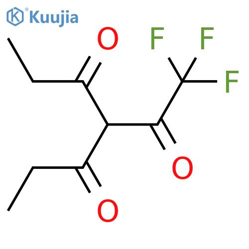 4-(trifluoroacetyl)heptane-3,5-dione structure
