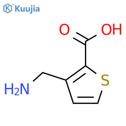 3-(Aminomethyl)thiophene-2-carboxylic acid structure